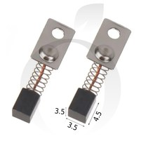 Изображение  Micromotor carbon brushes silver, 3.5 х 3.5 х 4.5 mm