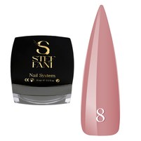 Изображение  Гель строительный Steffani Builder Gel №08 бежево-розовый, 15 мл, Объем (мл, г): 15, Вариант: 08