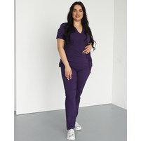 Изображение  Medical Women's Suit Rio Purple +SIZE s. 60, "WHITE ROBE" 346-335-704, Size: 60, Color: violet