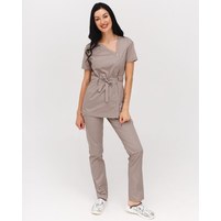 Изображение  Medical Women's Suit Naomi Mocha s. 44, "WHITE ROBE" 331-421-679, Size: 44, Color: mocha
