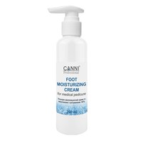 Изображение  Крем ультра-увлажняющий для ног CANNI Foot Moisturizing cream с ментолом и мочевиной 10%, 200 мл