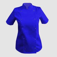 Зображення  Кітель жіночий короткий рукав синій р. XS Nibano 4100.RB.XS, Розмір: XS, Колір: синій