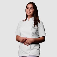 Изображение  Women's coat short sleeve white p. S Nibano 4100.WH.S, Size: S, Color: white