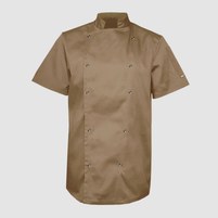 Изображение  Китель унисекс короткий рукав капучино р. XL Nibano 4102.CA.XL, Размер: XL, Цвет: капучино