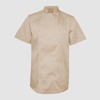 Изображение  Китель унисекс короткий рукав кремовый р. 3XL Nibano 4102.CR.XXXL, Размер: 3XL, Цвет: кремовый