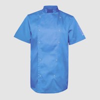 Изображение  Китель унисекс короткий рукав небо р. XS Nibano 4102.LB.XS, Размер: XS, Цвет: небо