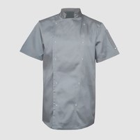 Изображение  Coat unisex short sleeve light gray S Nibano 4102.LG.S, Size: S, Color: light gray