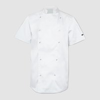 Изображение  Coat unisex short sleeve white S Nibano 4102.WH.S, Size: S, Color: white
