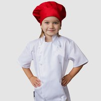 Изображение  Китель детский белый р. 7-10 лет Nibano 4105.WH-1, Размер: детский 7-10 лет, Цвет: белый