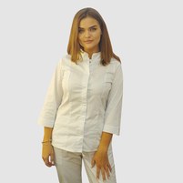 Зображення  Туніка Milano біла р. 3XL Nibano 4820.WH-7, Розмір: 3XL, Колір: білий