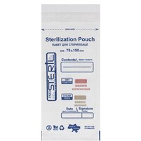Изображение  Kraft bags Steril 75x150 mm with indicator, 100 pcs