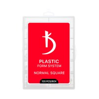 Изображение  Top plastic nail molds Kodi Normal Square (120 pcs.)/pack)