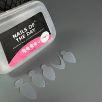 Изображение  Силиконовые трафареты для верхних форм Nails of the Day French tips guide Type 9, 60 шт