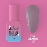Изображение  Топ для гель-лака LUNAMoon Top Glass №10, 13 мл, Объем (мл, г): 13, Вариант: 10
