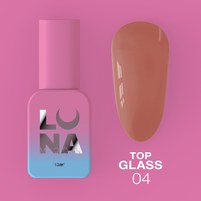 Изображение  Топ для гель-лака LUNAMoon Top Glass №4, 13 мл, Объем (мл, г): 13, Вариант: 04