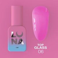 Изображение  Топ для гель-лака LUNAMoon Top Glass №6, 13 мл, Объем (мл, г): 13, Вариант: 06