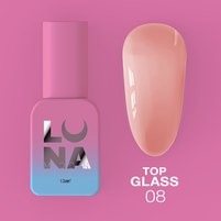 Изображение  Топ для гель-лака LUNAMoon Top Glass №8, 13 мл, Объем (мл, г): 13, Вариант: 08