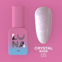 Изображение  Камуфлирующая база для гель-лака LUNAMoon Crystal Base №5, 13 мл, Объем (мл, г): 13, Вариант: 05, Цвет: Сиреневый