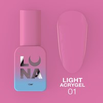 Изображение  Жидкий гель моделирующий для ногтей LUNAMoon Light Acrygel №1, 13 мл, Объем (мл, г): 13, Вариант: 01, Цвет: Прозрачный