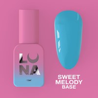 Изображение  Camouflage base for gel polish LUNAMoon Sweet Melody Base, 13 ml, Volume (ml, g): 13, Options: Sweet Melody, Color: Blue