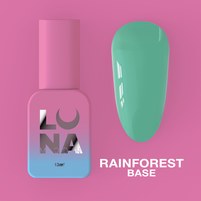 Изображение  Камуфлирующая база для гель-лака LUNAMoon Rainforest Base, 13 мл, Объем (мл, г): 13, Вариант: Rainforest, Цвет: Зелёный