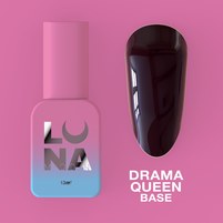 Изображение  Камуфлирующая база для гель-лака LUNAMoon Drama Queen Base, 13 мл, Объем (мл, г): 13, Вариант: Drama Queen, Цвет: Бордовый