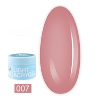 Изображение  Жидкий гель моделирующий для ногтей LUNAMoon Light Acrygel №07, 30 мл, Объем (мл, г): 30, Вариант: 07, Цвет: Розовый