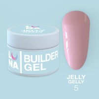 Изображение  Гель-желе для ногтей LUNAMoon Jelly Gelly №5, 15 мл, Объем (мл, г): 15, Вариант: 05, Цвет: Бежевый