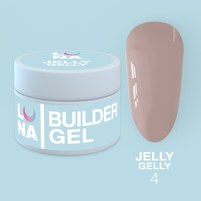 Изображение  Гель-желе для ногтей LUNAMoon Jelly Gelly №4, 15 мл, Объем (мл, г): 15, Вариант: 04, Цвет: Бежевый