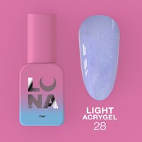 Изображение  Жидкий гель моделирующий для ногтей LUNAMoon Light Acrygel №28, 13 мл, Объем (мл, г): 13, Вариант: 28, Цвет: Фиолетовый