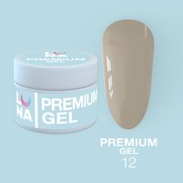 Изображение  Гель для наращивания ногтей LUNAMoon Premium Gel №12, 15 мл, Объем (мл, г): 15, Вариант: 12