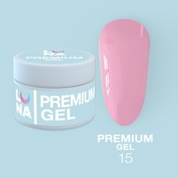 Изображение  Гель для наращивания ногтей LUNAMoon Premium Gel №15, 15 мл, Объем (мл, г): 15, Вариант: 15