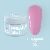 Изображение  Гель для наращивания ногтей LUNAMoon Premium Gel №22, 15 мл, Объем (мл, г): 15, Вариант: 22