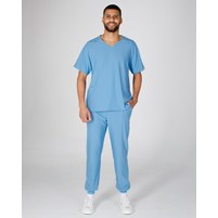 Изображение  Medical men's suit Arizona light blue s. 54, "WHITE COAT" 482-333-924, Size: 54, Color: blue light