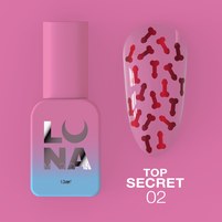 Изображение  Top for gel polish LUNAMoon Top Secret №02, 13 мл, Volume (ml, g): 13, Options: 2