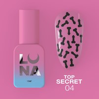 Изображение  Top for gel polish LUNAMoon Top Secret №04, 13 мл, Volume (ml, g): 13, Options: 4