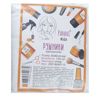 Зображення  Рушники в пачці Panni Mlada 35х40 см (100 шт/пачка) зі спанлейсу 40 г/м2 сітка 