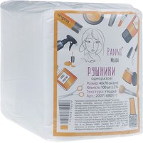Изображение  Полотенца в пачке Panni Mlada 40х70 см (100 шт/пачка) из спанлейса 40 г/м2 гладкие 