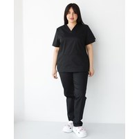 Изображение  Women's medical suit Topaz black NEW +SIZE s. 58, "WHITE COAT" 492-321-705, Size: 58, Color: black