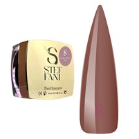 Изображение  Liquid modelling nail gel Steffani Light Acryl Gel No.08, 10 ml, Volume (ml, g): 10, Options: 8