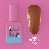 Изображение  Топ для гель-лака LUNAMoon Top Glass №19, 13 мл, Объем (мл, г): 13, Вариант: 19