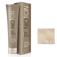 Зображення  Крем-фарба для волосся Ticolor Nioton Hair Color Cream 10.22, 100 мл, Об'єм (мл, г): 100, Варіант: 10.22