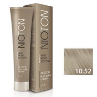 Зображення  Крем-фарба для волосся Ticolor Nioton Hair Color Cream 10.52, 100 мл, Об'єм (мл, г): 100, Варіант: 10.52