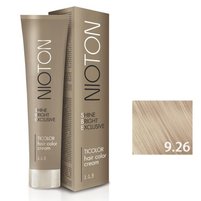 Зображення  Крем-фарба для волосся Ticolor Nioton Hair Color Cream 9.26, 100 мл, Об'єм (мл, г): 100, Варіант: 9.26