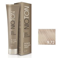 Зображення  Крем-фарба для волосся Ticolor Nioton Hair Color Cream 9.72, 100 мл, Об'єм (мл, г): 100, Варіант: 9.72