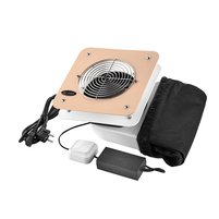 Изображение  Вытяжка для маникюра встраиваемая Air Max V7 Pro с бежевой матовой панелью, 65 Вт