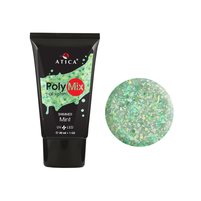 Изображение  Полигель с шиммером Atica Polymix Mint, 30 мл, Объем (мл, г): 30, Вариант: Mint