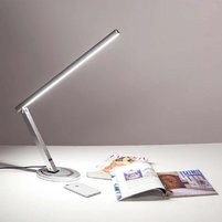 Изображение  Светодиодная настольная LED лампа FS-026 для освещения (на подставке), 10 Вт. Серебро