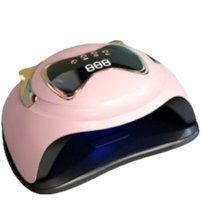 Зображення  BQ-V19 на 120 Вт. - професійна UV/LED лампа для полімеризації будь-яких покриттів (з дисплеєм та таймером) Рожевий