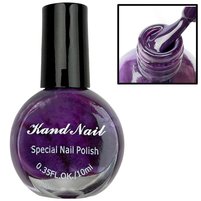 Изображение  Лак-краска для стемпинга Kand Nail для дизайна маникюра, 10 мл. Фиолетовый, Объем (мл, г): 10, Вариант: Violet